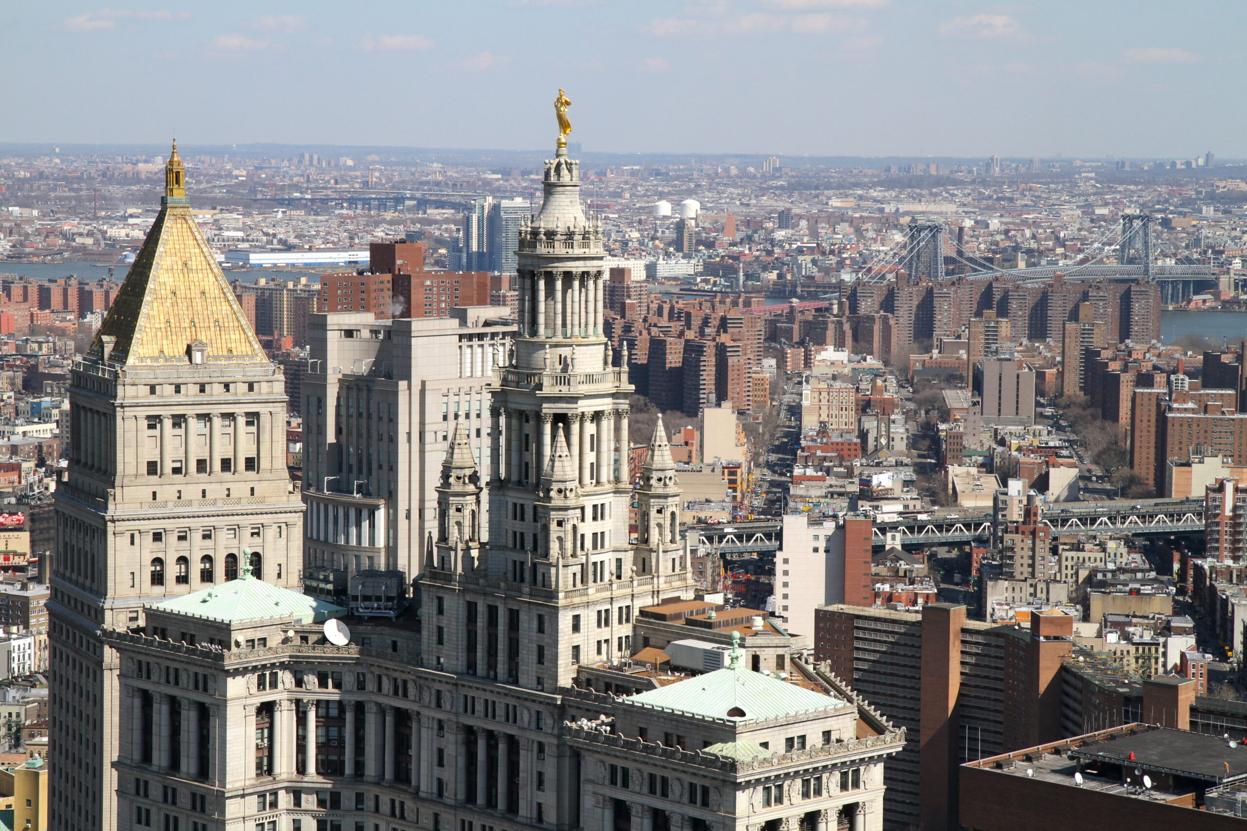 View of the Municipal Building in Manhattan