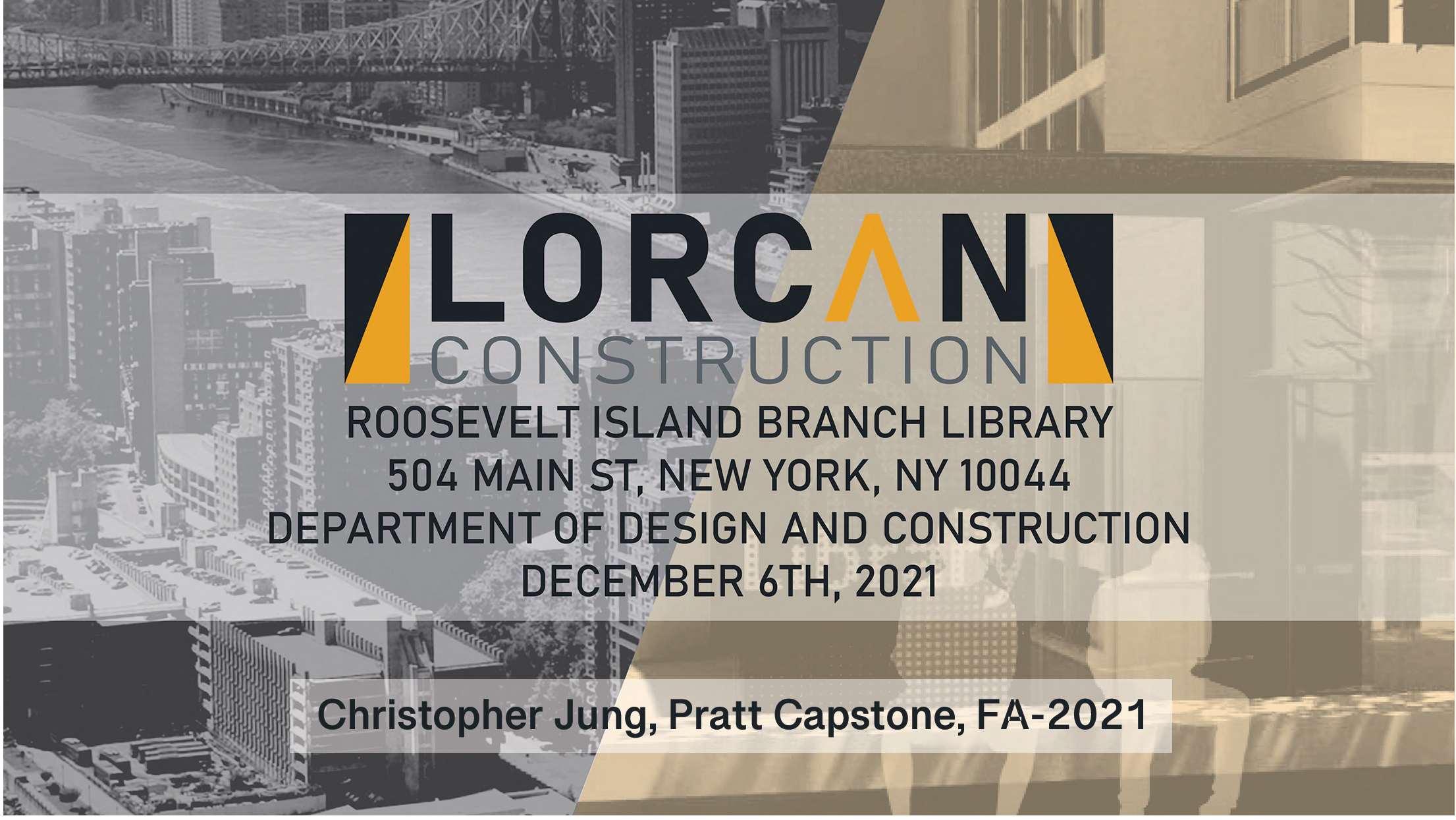 Cover slide for the capstone project. It reads,