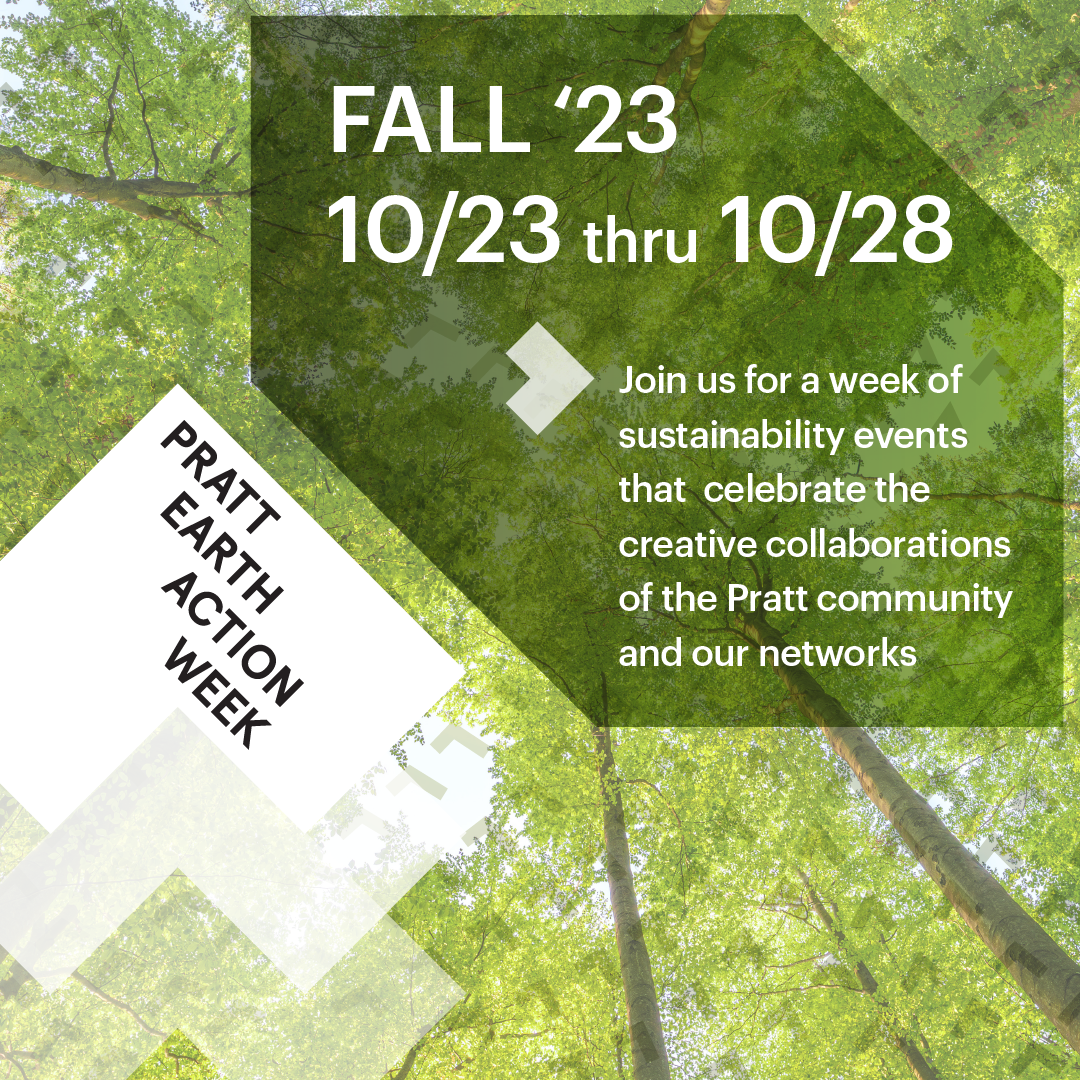 Image of the event poster, featuring green trees in the backdrop, with event information on the forefront.