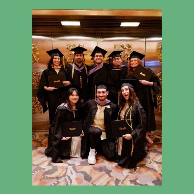 It’s with immense pleasure and ineffable pride that we present to you Pratt MLA’s first graduating cohort, the class of 2025! 
Congratulations, Patrick, Ana Julia, Nell, Joyce, Noelle, Tiger, Chase, and Daniel! We’ll miss working with you and seeing you all around Higgins Hall, but we’re so excited to see what you all accomplish over your careers.
Wishing a heartfelt congratulations as well to all of the other Pratt students who were graduated at yesterday's Commencement 💛
@prattinstitute
@prattsoa
@pratt_galaud