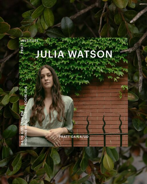 LO—TEK. WATER. A FIELD GUIDE FOR TEKNOLOGY: JULIA WATSON
Thursday, April 16th
6:15 - 7:15 pm, Higgins Hall North Room 304
How do we design in partnership with nature rather than in dominance over it? Julia Watson, author of Lo—TEK: Design by Radical Indigenism and Lo—TEK Water, explores Indigenous innovation as resilient and regenerative models for a climate-altered world. She presents ancestral technologies and living systems from Southeast Asia and the Amazon, connecting cultural and ecological intelligence to contemporary built-environment challenges. The lecture introduces the Lo—TEK Institute and the Office for Intercultural Urbanism, an Indigenous and non-Indigenous-led practice guided by a majority-Indigenous advisory circle, inviting audiences to rethink design as stewardship of evolving biocultural systems rooted in place-based knowledge.
Author and designer Julia Watson is a global advocate for Indigenous ecological knowledge and the bestselling author of Lo—TEK, Design by Radical Indigenism. Of Greco-Egyptian-English descent and Australian-born, Julia studied landscape architecture at Harvard and has taught at Columbia, Harvard, and RISD. Her work is inspired by travels across the globe and a lifelong mission to uplift ancestral technologies through storytelling. She co-founded the Lo—TEK Institute, launched the Living Earth Curriculum, and co-leads the Lo—TEK Office of Intercultural Urbanism, leading the way in regenerative design—merging Indigenous science, Traditional Ecological Knowledge (TEK), and cutting-edge urban innovation.
@juliawatsondesign @pratt_mla
#PrattMLA #PrattInstitute #PrattSOA #PrattGALAUD #LandscapeArchitectureLecture