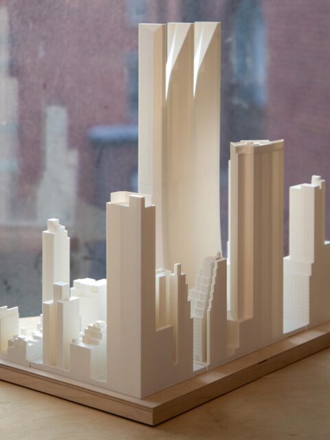 ARCH 881 | SOLAR FORM
Spring 2026 | Mid Review Models
Professor Barry Wark

This seminar investigates how computational and environmental design can generate new architectural massing within Manhattan’s zoning framework. Building on Ralph Knowles’s Solar Envelope theory and Hugh Ferriss’s explorations of the 1916 Zoning Resolution, students will use simulation and generative modeling to explore how light, policy, and density shape the contemporary urban tower. Through these methods, the course reimagines the relationship between regulation and design, proposing urban massing for the skyline of New York.

Work by students: 1,2. Peter Harvey and Harrison DuBose, 3,4. Nadiri Wilson and Noah Spivak, 5,6. Yousef Alsharif, Rachit Joshi, and Antony Vighin

@barry_wark 
@peter___harvey @harrisondubose @nadiriwilson @n__spivak @the.sharif @rachit_0107 @antonyvighin 

#PrattMArch #PrattInstitute #PrattGALAUD #PrattSOA #architecturemodel @archdaily @archinect @next_top_architects @superarchitects @designboom @dezeen @architecturefactor