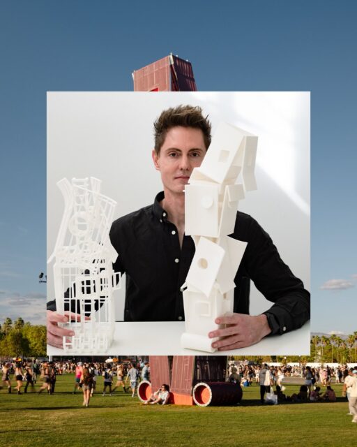 FACULTY HIGHLIGHT | ANDREW HOLDER / THE LADG
Visage Brut | Coachella Valley Music and Arts Festival, 2026

Andrew Holder, chair of Graduate Architecture, Landscape, and Urban Design at Pratt Institute, recently completed an installation at @coachella.

A soaring steel totem animated by a stack of subtly anthropomorphic “characters,” “Visage Brut” reimagines the logic and mythology of a totem pole through the language of contemporary construction. Designed by  @the_ladg (The Los Angeles Design Group), the tower is composed of modular boxes — each one folded, rolled, cut, or warped just short of losing its structural integrity. The result is a vertical procession of hybrid geometries that both perform the physical labor of holding up the weight above and project an uncanny, almost figurative presence.

Born from an experimental collaboration with software-assisted steel fabricator @studio.construction, the installation transforms an industrial material used in retail construction into an expressive form. Its mesh and selectively skinned surfaces shift from sculptural mass to filigreed lattice as light changes, and nighttime illumination animates its dual nature. Encountered as both landmark and invitation, “Visage Brut” offers shaded niches, intricate surfaces, and a layered legibility that encourages festivalgoers to slow down and look closely.

Project Team

Design:
@andrewjamesholder & @freyinbe
The Los Angeles Design Group

Fabrication Computation:
Scott Mitchell
Stud-IO Computational Construction

Engineering:
Anthony Trgovcich
John A. Martin & Associates

Fabrication:
Craig Couch
KHS&S 

#PrattGALAUD #PrattFaculty #TheLADG #Coachella #AndrewHolder