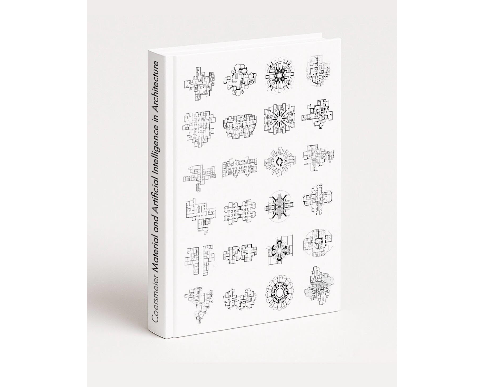 A white book with a spine labeled 