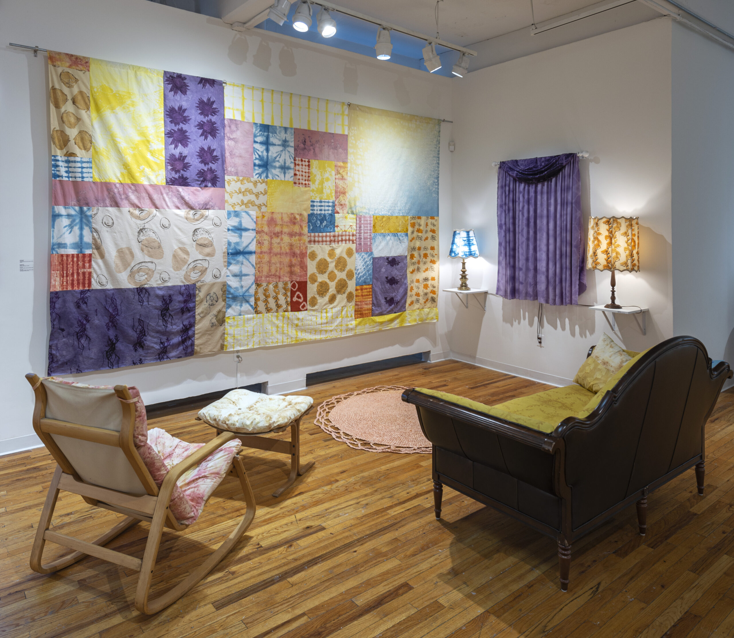 gallery room, with tapestries
