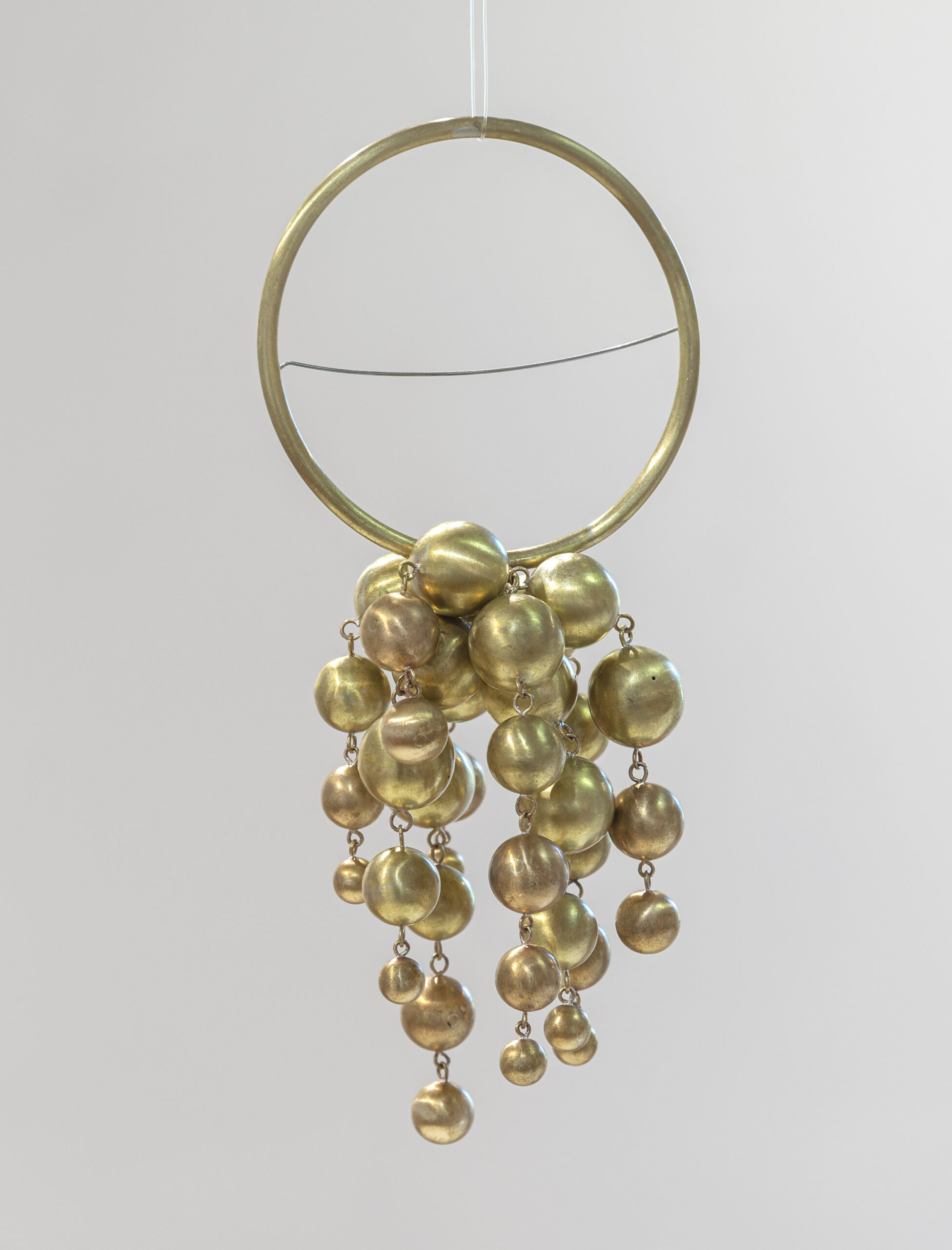 a gold earring