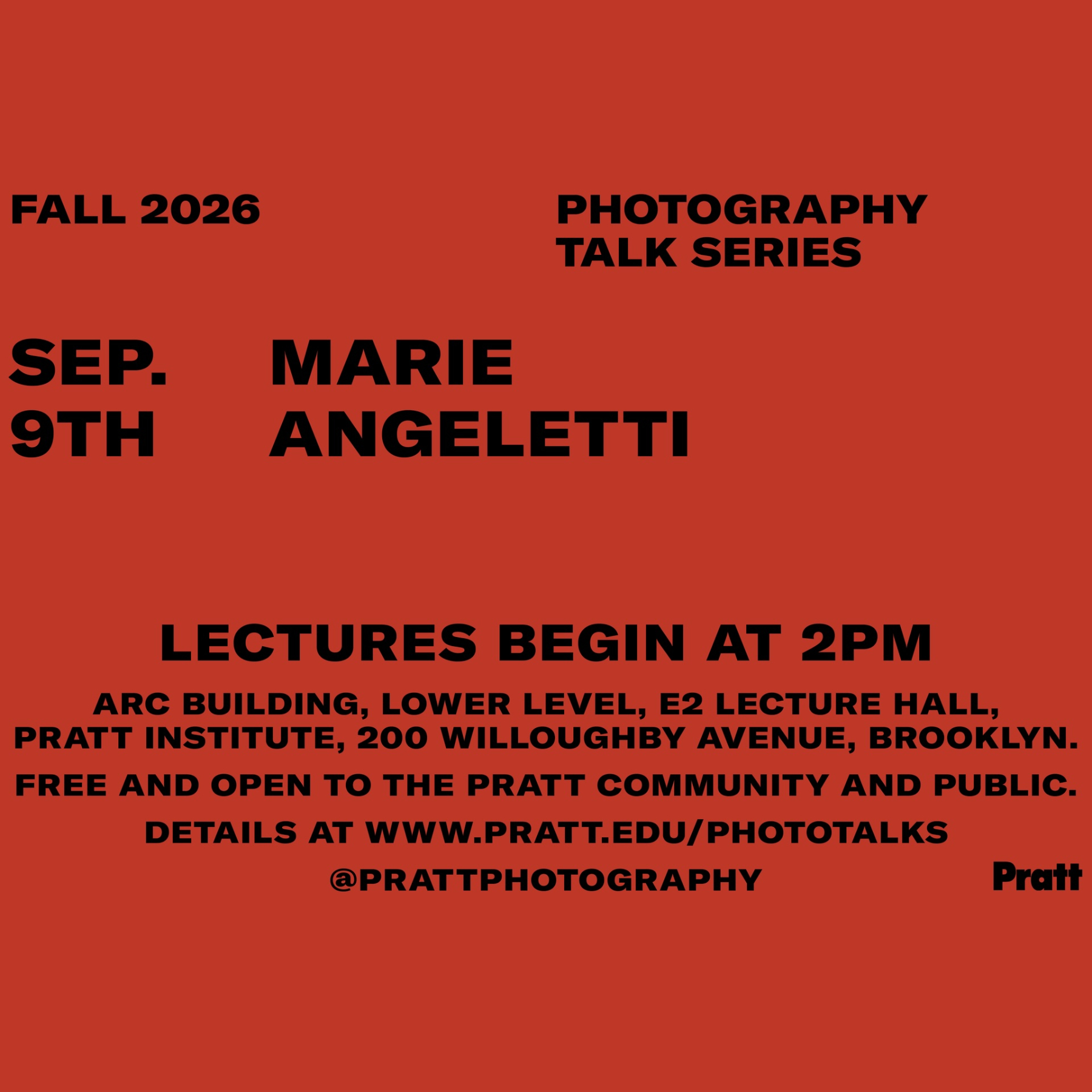 Photography Talk Series – Marie Angeletti