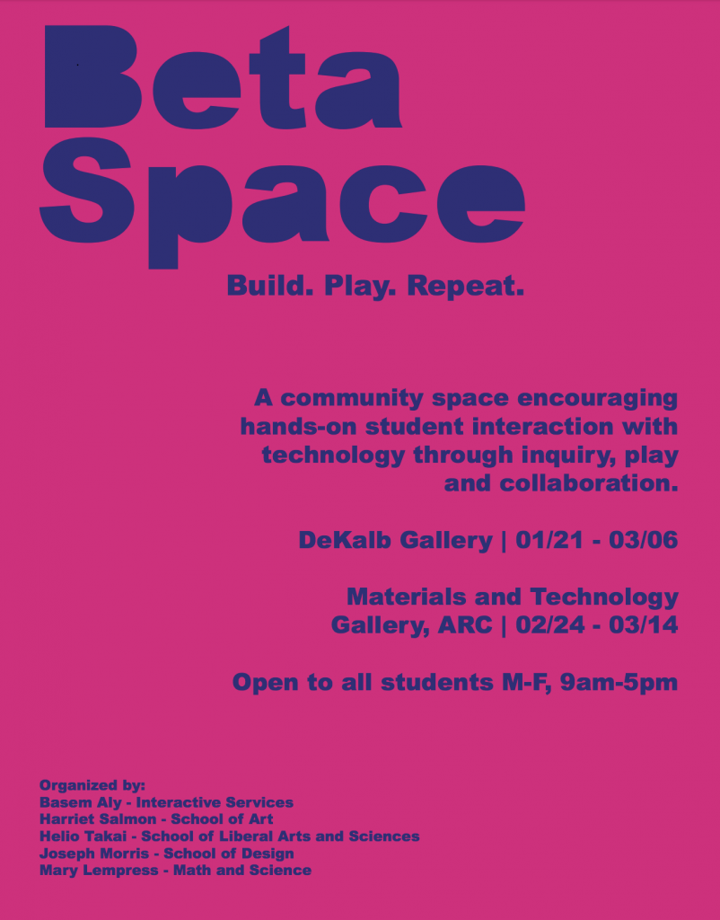 flyer for Beta Space