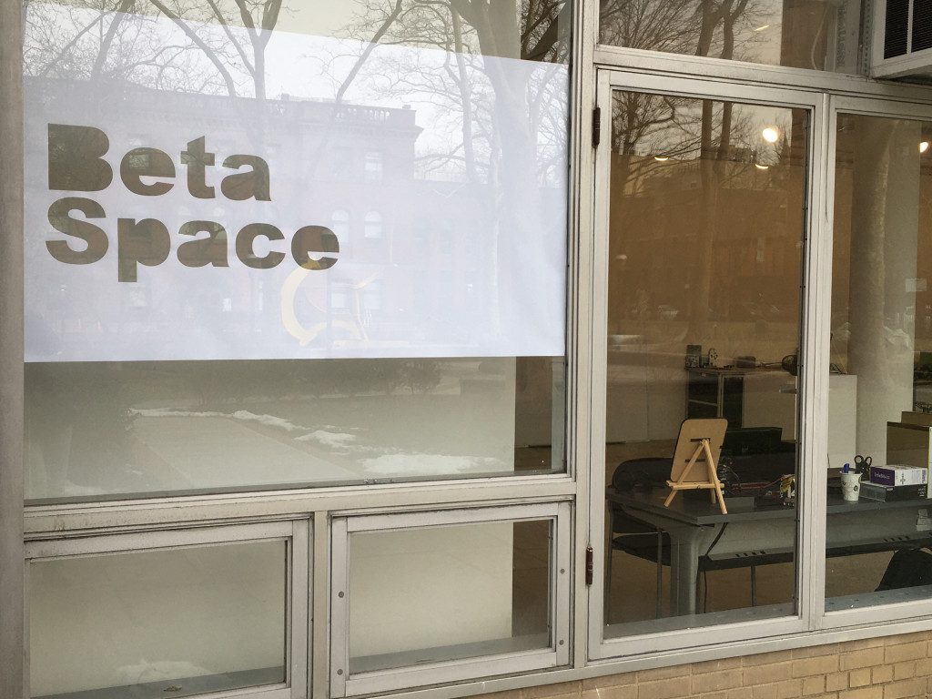 beta space exhibition from outside