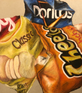A Project Example made by a student teacher in the Saturday Art School