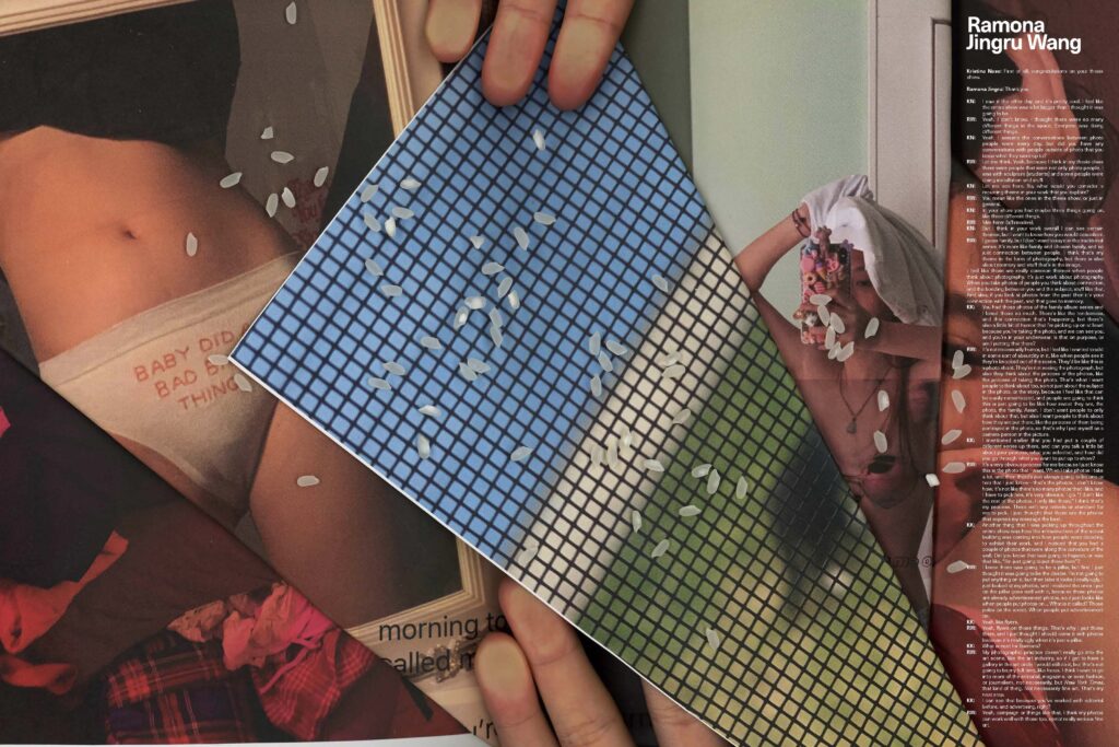 edit of hands holding a tricolor sheet with holes punched throughout.