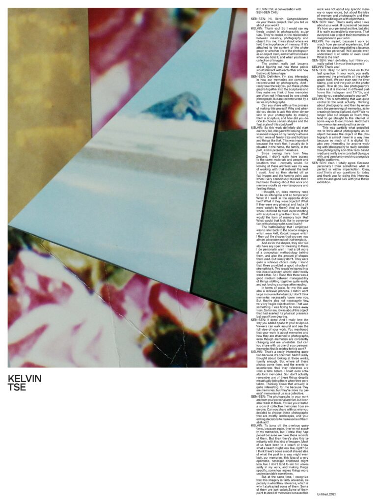 Photo collage with a large pyramid 3D model in the center. Each face of the pyramid has photo masked onto it. There is a white beach, flowers and what appears to be wheat.