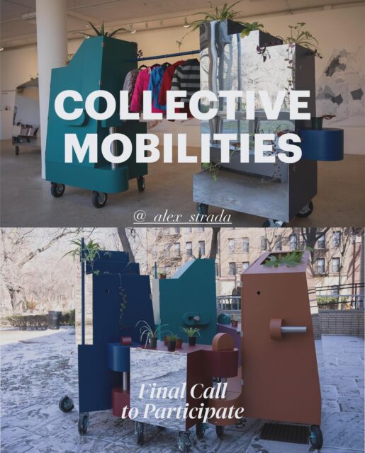 📣LAST CHANCE TO PARTICIPATE!
This is the final week to see Alex Strada’s Collective Mobilities at the Dekalb Gallery! Centered on mutual aid and redistribution, the project supports Pratt’s neighbors experiencing homelessness, including asylum seekers. Conceived by Fine Arts Civic Engagement Fellow @_alex_strada , who is also the Public Artist in Residence with NYC's Department of Homeless Services, this Project invites the Pratt community to take meaningful action.
Throughout the exhibition, Strada organized the collection of clean, lightly used clothing and new essentials for people of all ages. These donations have been loaded onto Mobile Mutual Aid sculptures and wheeled by students and volunteers to nearby shelters for immediate redistribution. Volunteers can join one last redistribution effort this Saturday, March 8, 2-4:30PM, meeting at the gallery to load and deliver donations.
While in the gallery, the sculptures have been adorned with plants grown by Project Renewal’s @projectrenewal horticultural therapy participants—still available for purchase to support their initiatives. Maps highlight housing inequities, and the show features a cyanotype fiber artwork created with shelter residents, soon to be permanently installed there.
We invite everyone to engage with Collective Mobilities for one last week, whether by visiting the exhibition, donating essentials, or volunteering for this vital redistribution effort.
📍DeKalb Gallery 
🗓️February 3-March 9, 2025
🕓Wednesday, and Saturday 1-5pm or by appointment
🔗 Visit link in bio for more details
All items can be brought directly to the gallery during open hours.
@prattinstitute 
@prattfineart 
@nycdhs 
@nyculture 
Classmates:
Ayla: @aylaellenbogen 
Jackson: @jacksonebbin1 
Kim: @login.kim 
Semoi Khan
Zander: @intheriver4fttall