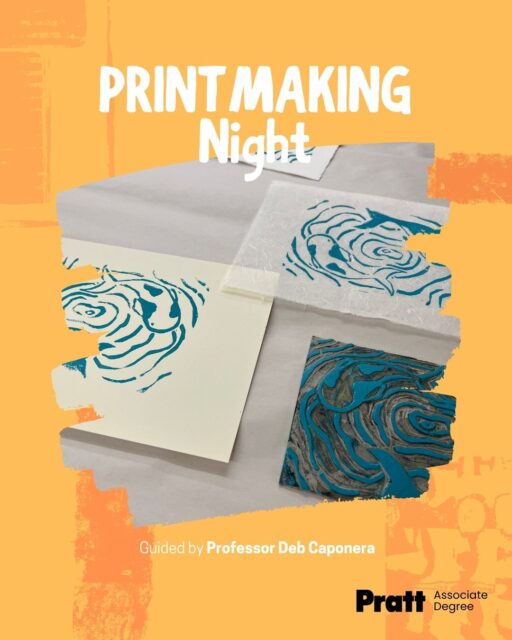 Last night, the studio came to life with the first Printmaking Night of the season. Hosted by Professor Deb Caponera, participants explored the bold creativity of Linocut — discovering how to carve into linoleum and inking a striking, textured print. It was an evening of experimentation, exchange, and community! 
Missed this one? Don’t worry, Printmaking Night happens every last Thursday of the month. Mark your calendars and join us next time for more creativity, community, and prints in the making!
#printmakingnight #linocutprint #creativecommunity #prattinstitute