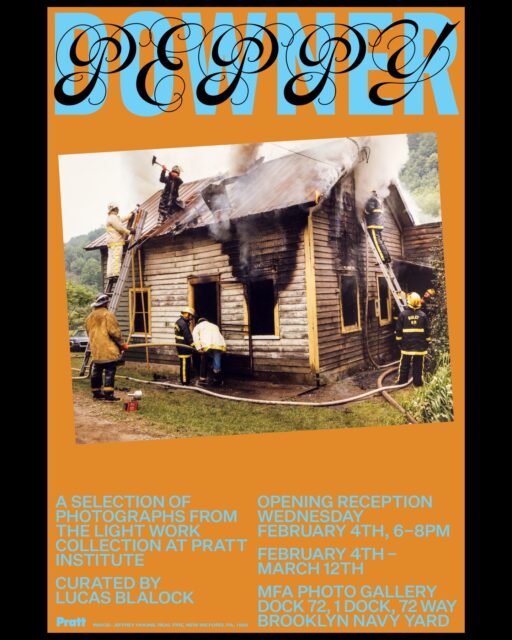 Join us for the OPENING RECEPTION of Peppy Downer: A Selection of Photographs from the Light Work Collection, Curated by Lucas Blalock ✨

📍 Pratt Photo MFA Gallery at Dock 72, Brooklyn Navy Yard
🗓️ Wednesday February 4th
🕕 6–8PM 
⏳Exhibition Hours: Saturdays from 12–5PM, February 4 - March 12, 2026

The opening will feature an MFA Alumni Panel Discussion moderated by Lucas Blalock, with Kristina Naso (‘22), Erin O’Flynn (‘24), Kunwar Prithvi Singh Rathore (‘24), and Jingge Zhang (’23).

🎟️ To reserve spot for the opening or to visit the exhibition during open gallery hours, please see the LINKS in our bio.

@prattinstitute @soartpratt @lightworkorg @erin_oflynn @kcnaso @kunwar_prithvi_singh_rathore @gingerzjgstudio