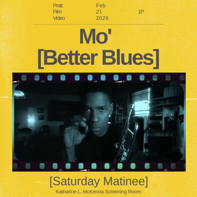 1 PM on Feb. 21, in the screening room - don't miss this Spike Lee classic!

@prattfilm_video @soartpratt