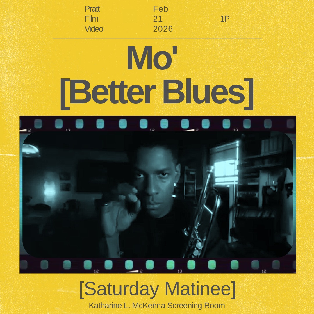 1 PM on Feb. 21, in the screening room - don't miss this Spike Lee classic!

@prattfilm_video @soartpratt