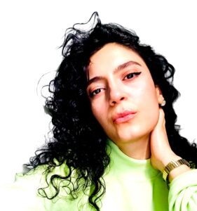 photo of Maryam Monalisa Gharavi in front of a white background