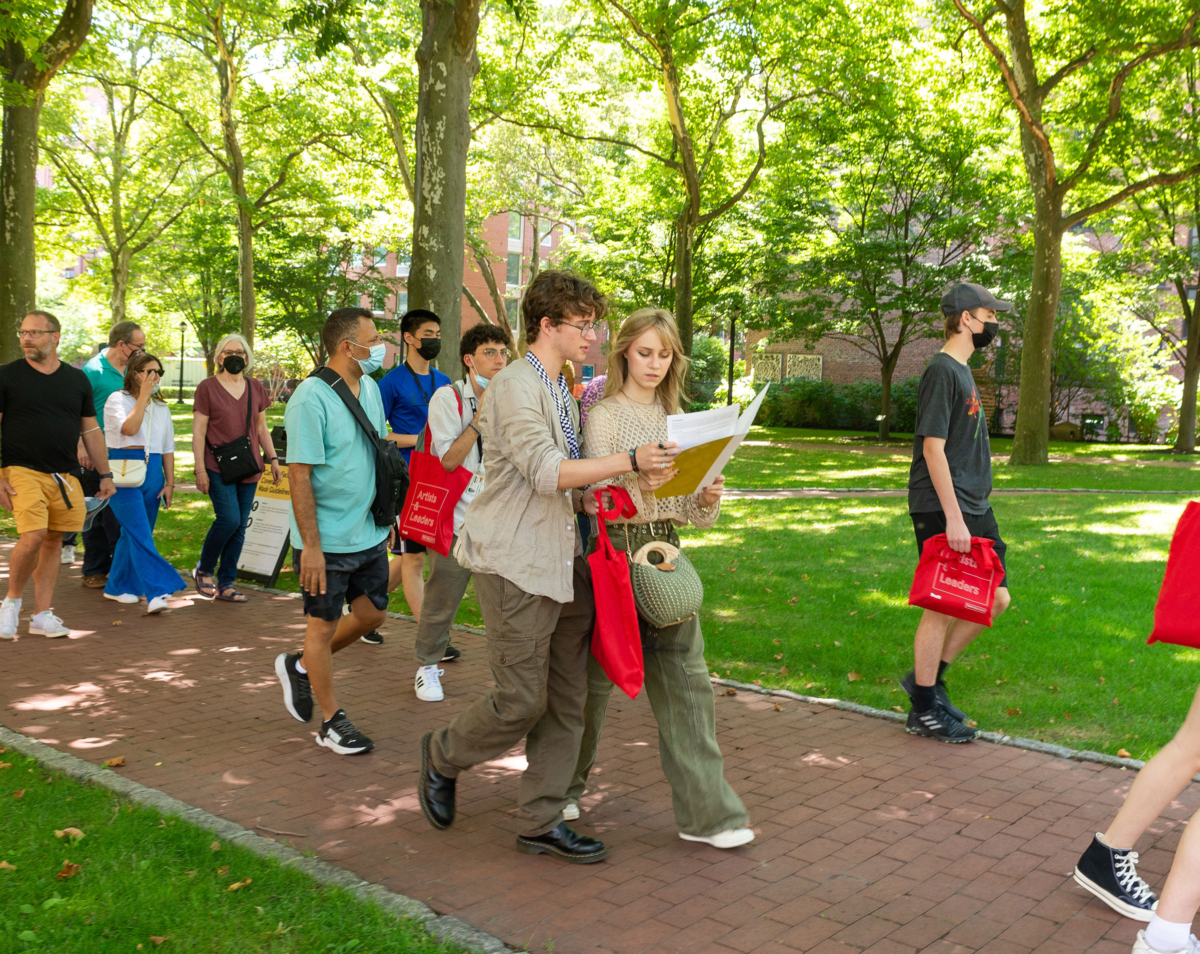 The 2022 PreCollege Orientation on the Brooklyn campus (photo by Fiona Veronique)