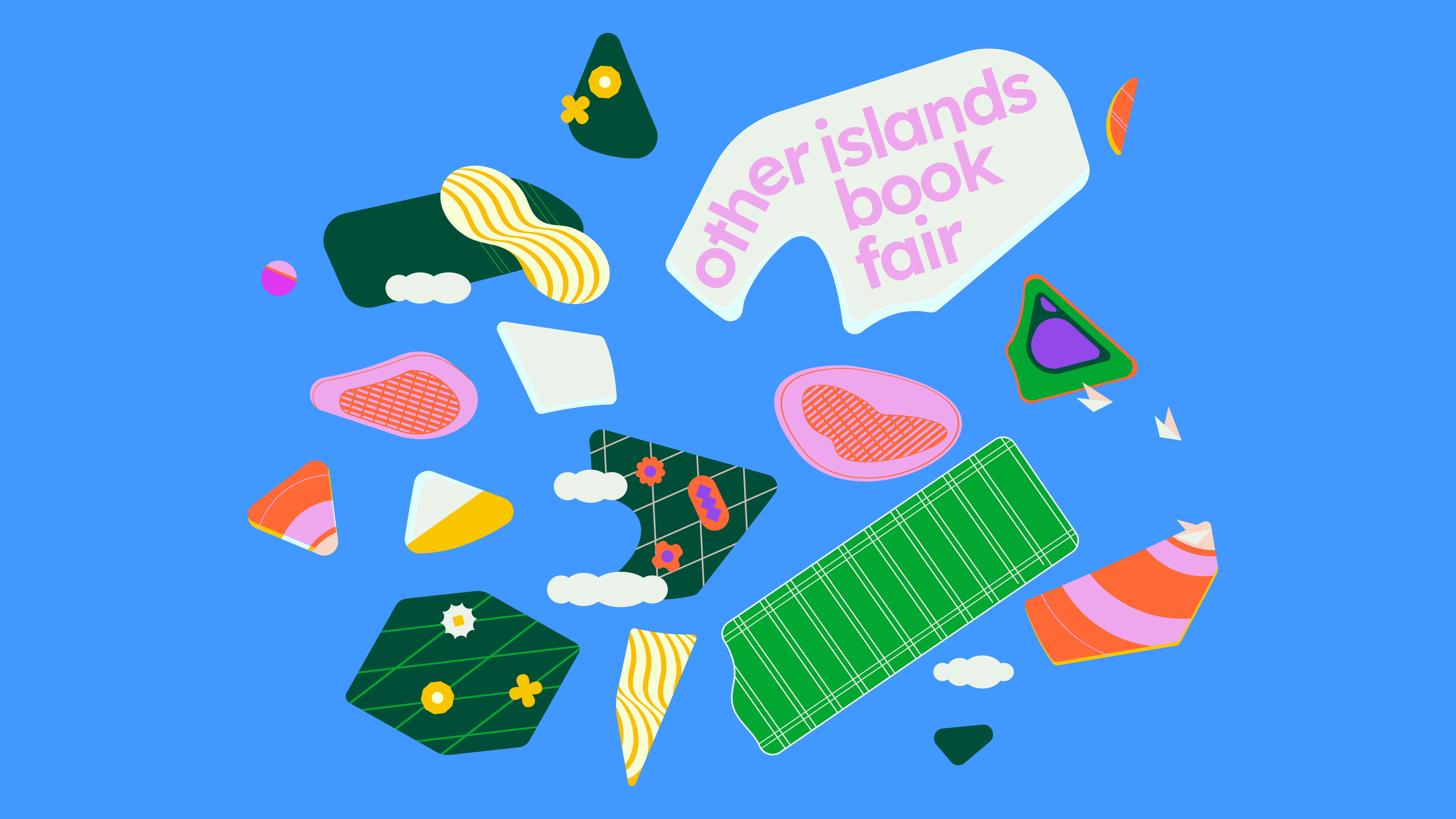 The image is a colorful digital graphic for an event called the 