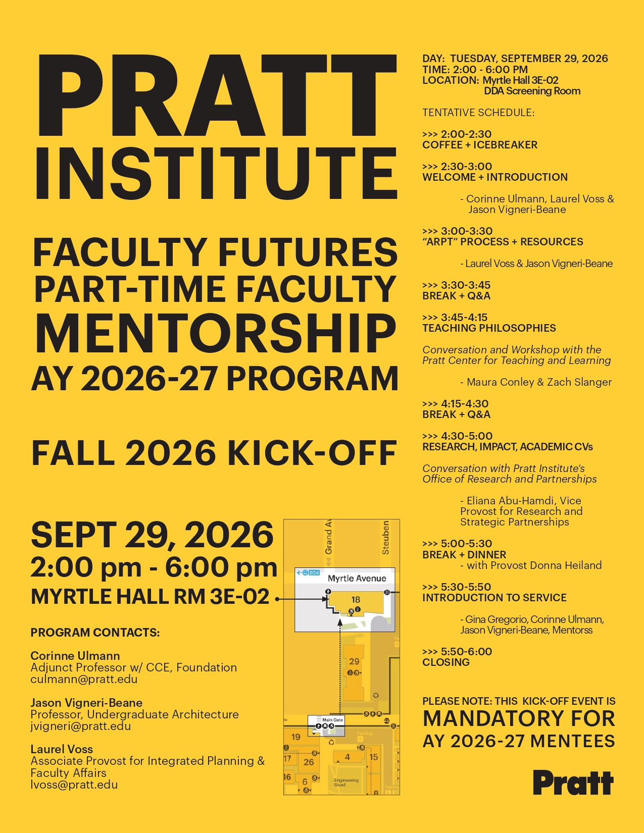 Faculty Futures Part-Time Faculty Mentorship FA26 Kick Off