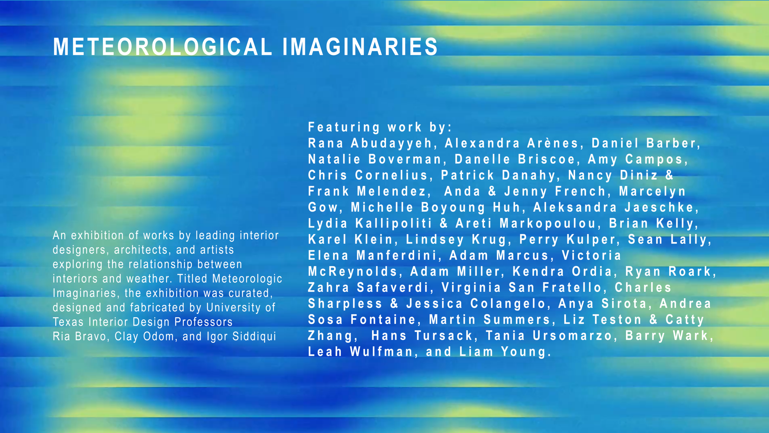 Meteorological Imaginaries Exhibition