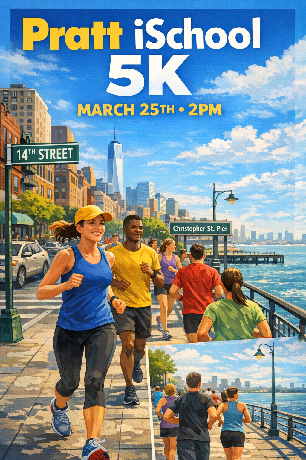 Pratt iSchool 5K March 25th at 2pm