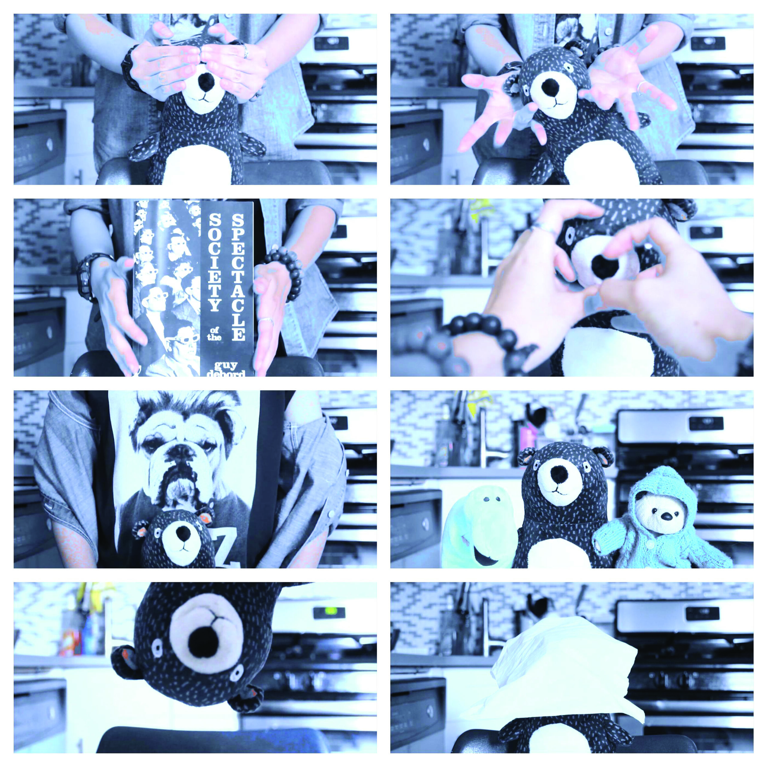 grid image of artwork from a short film