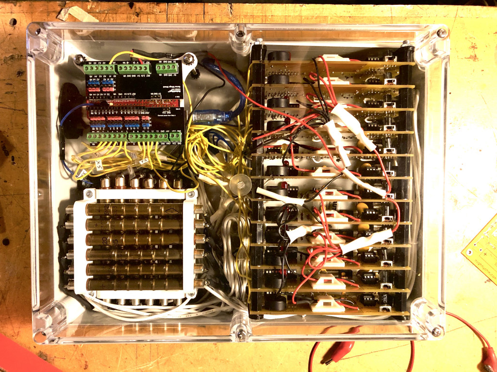 The control board of the art work Space Within Spaces