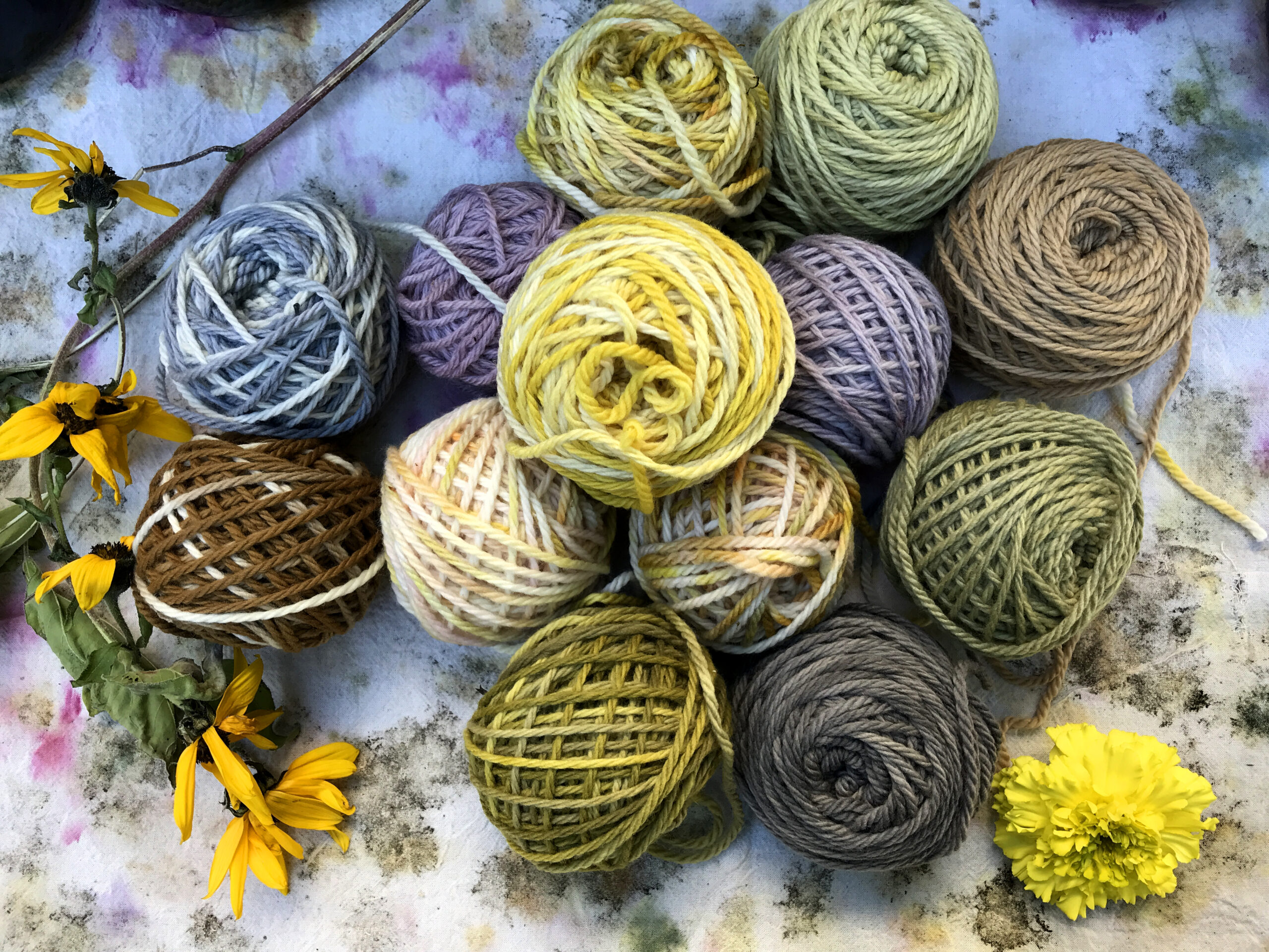 spools of yarn