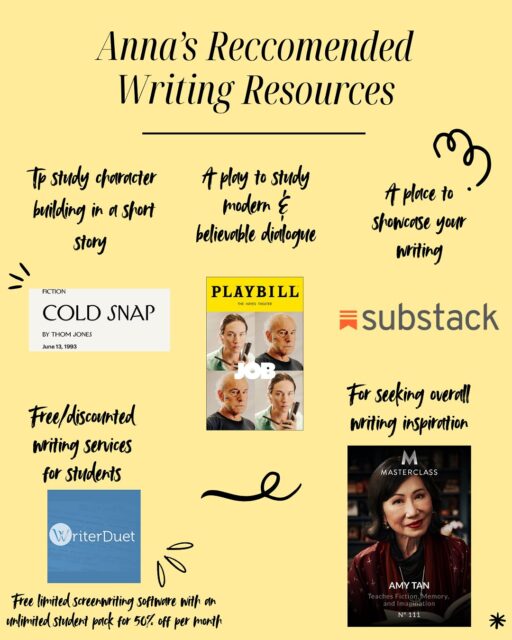 Happy Tuesday Takeover everyone!🤗🙌🏻 
This Tuesday, we wanted to share with you some of our ‘Writing Resources’ which include an array of things we use to help inspire us during our writing process/practice.
We hope everyone has a wonderful and productive week ahead!✍️