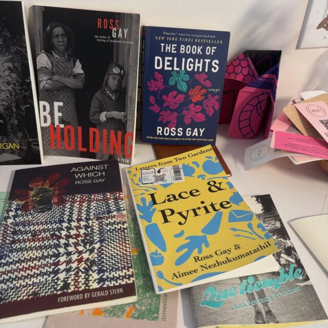 Excited for Ross gay’s visit next week? Come check out some of his work in the cannoneer library!