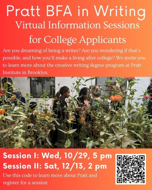 If you’re applying for colleges this fall, check out our BFA info session tonight featuring department faculty and administrators. If you can’t make it, there’s another in mid-December!