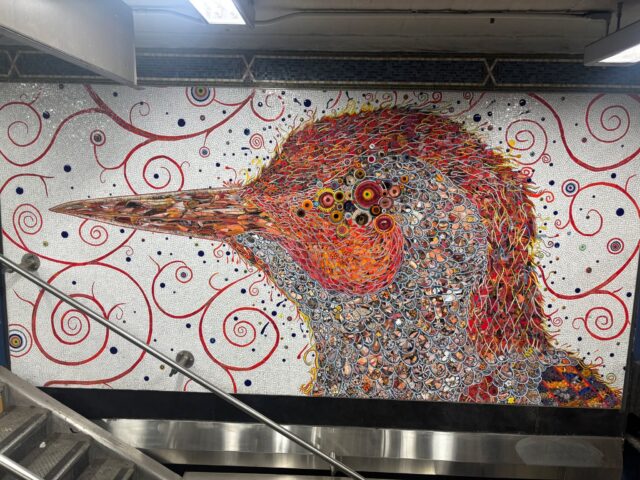 Sometimes we are so busy in New York that we forget to slow down, look around and notice beautiful things. The MTA recently installed these gorgeous mosaics right below us as you descend the stairs to the 1/2/3 subway platform at 14th St. Thank you @mta!