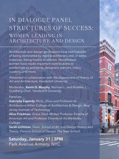 Sarah Lichtman will be speaking on the panel “Structures of Success: Women Leading in Architecture and Design” at The Winter Show on January 31, 3:00–4:00 PM. 

Click the link in the bio for more HAD Faculty News.

 #ArtHistory #art #historyofart #ArtAndDesign #pratthad #pratt #historyofdesign