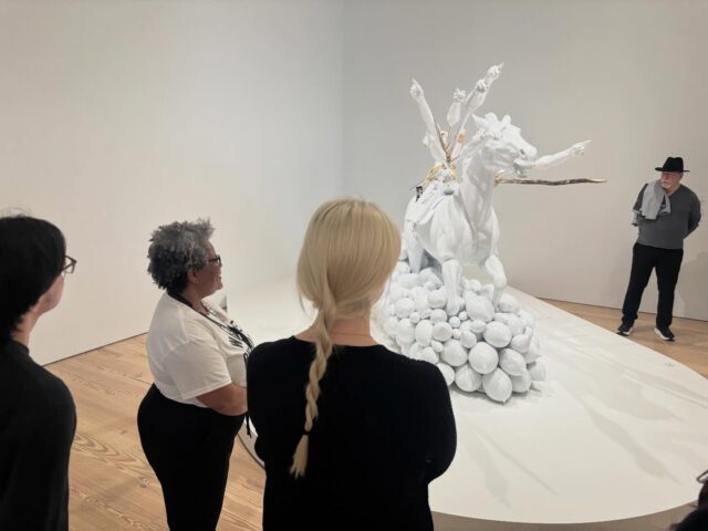 @prattischool visited the @whitneymuseum Biennial this past Friday. Thank you to our museum educator Kat for highlighting some of the great work on display in this huge show. You can visit the Whitney anytime for free with your Pratt ID card 🪪