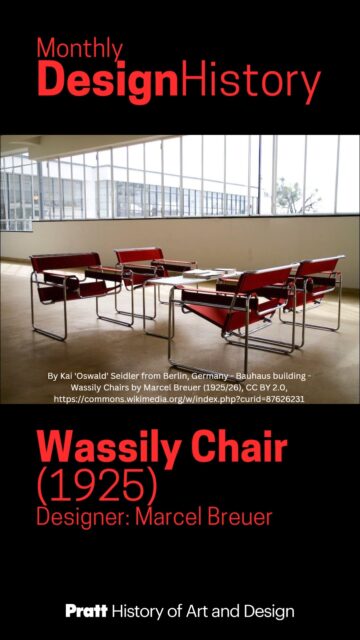 “When bicycle handlebars inspired a revolution in furniture.”
The 1925 Wassily Chair, designed at the Bauhaus, shows how industrial materials transformed modern living. A milestone in tubular steel design that remains timeless almost a century later.

#ArtHistory #historyofdesign #ArtAndDesign #arthistory #art #arthistory101