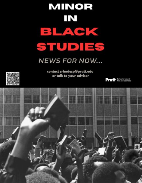 Are you interested in the SLAS black studies minor? Scroll to the second slide for a QR code to learn more!