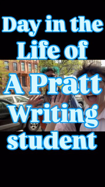 Happy Tuesday Takeover!!! I’m Theo, a Sophomore Writing BFA student with a Book minor. Come along with me for an average day at Pratt! 💛🖋️