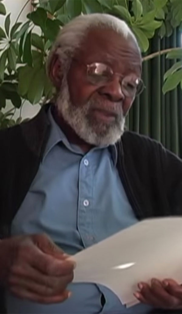 Picture of Cliff Joseph, Screenshot from the 2006 “Conversations With Cliff Joseph”