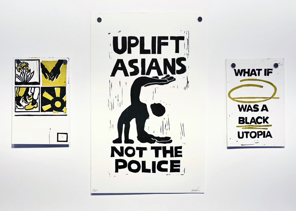 Work by Sarah Kanu, BFA Communications Design (Illustration) ’21, in ‘Political Intimacy’