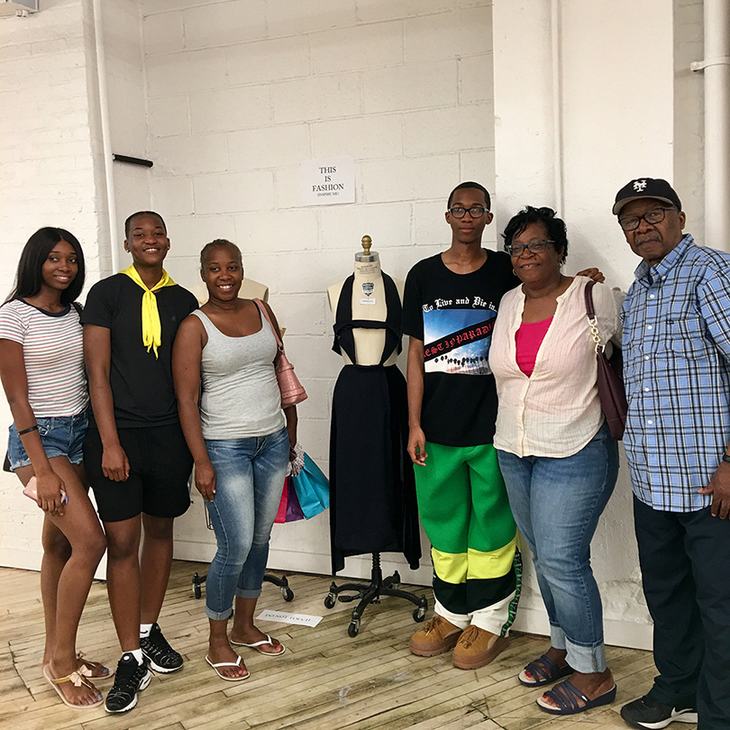 Picture of Amir Tate with his family