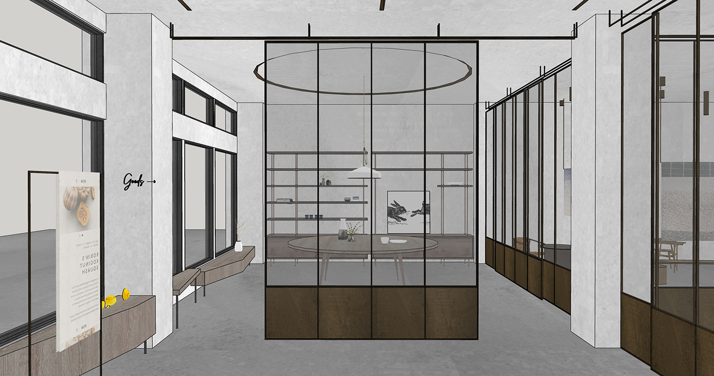 “Blue Hill Pause” by Yi-Ting Hsieh, MFA Interior Design ’21
