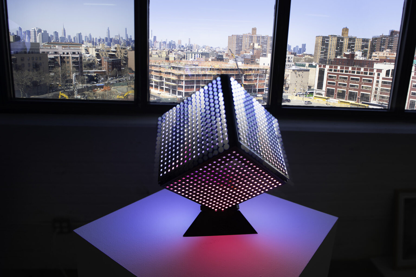 Joshua Boger, MFA Fine Arts (Printmaking) ’21, “Cambridge Analytica III”