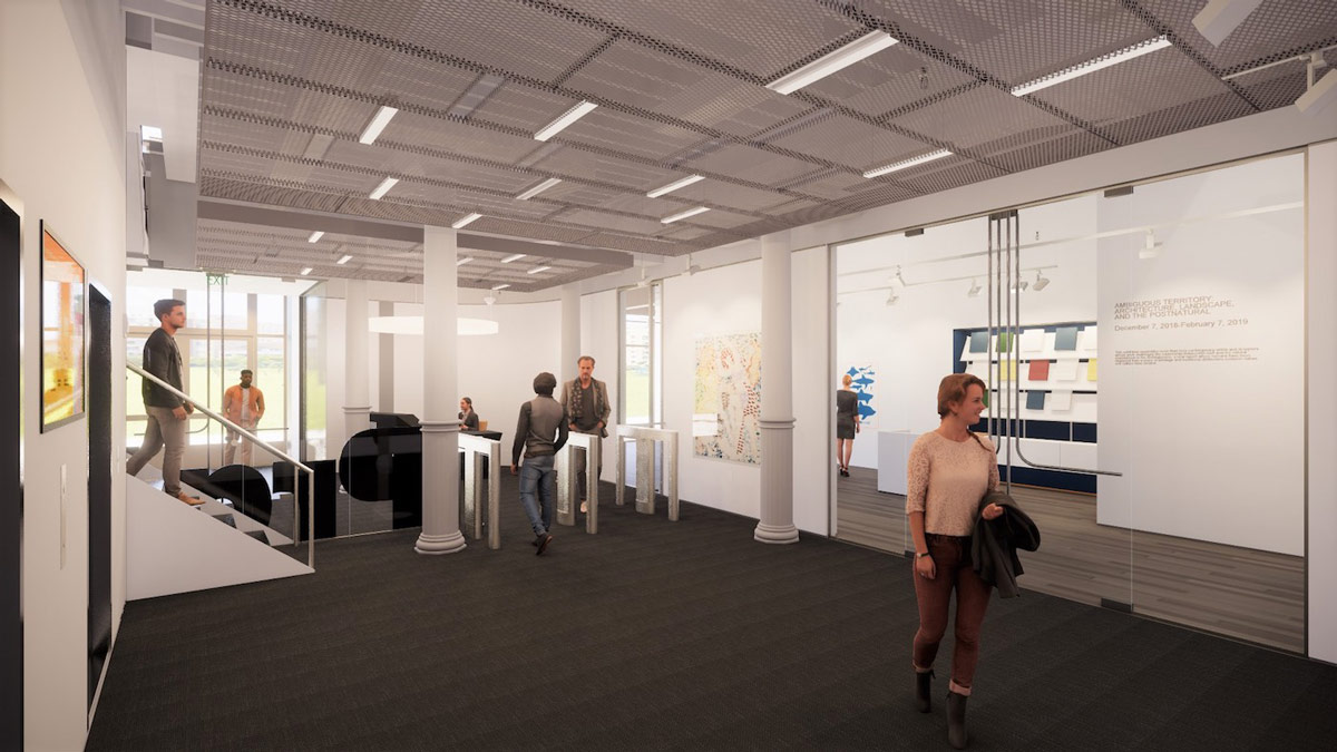 Rendering of the Hiroko Nakamoto Pratt Manhattan Lobby (courtesy Kliment Halsband Architects)