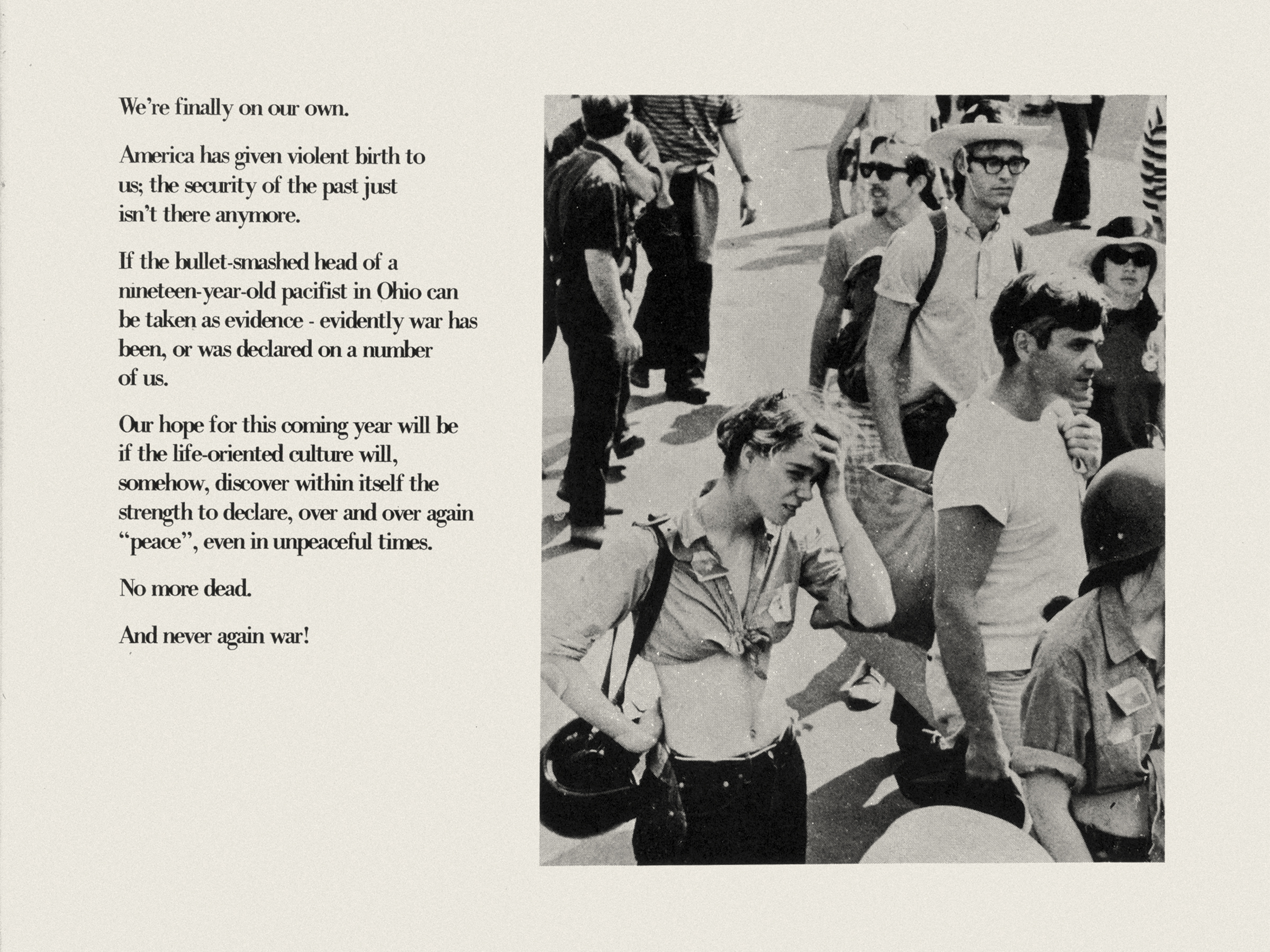 A page from the Prattonia yearbook showing students marching