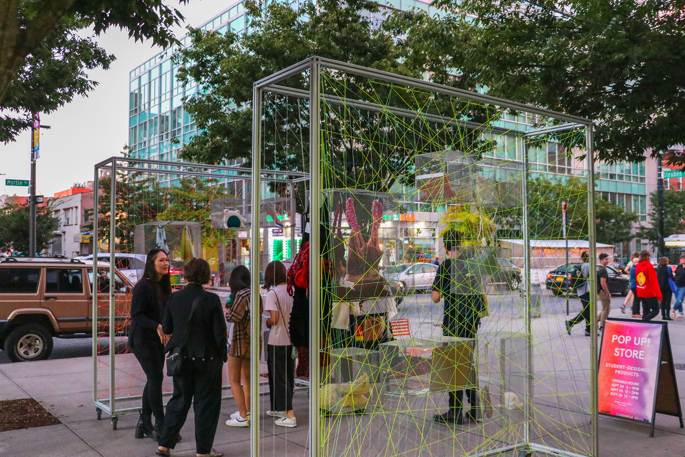 The Foundation Expanded pop-up shop by Hector Brignone, Chloe Chun, Aylin Kiriscioglu, and Shucheng Liu (photo by Deniz Gonel)