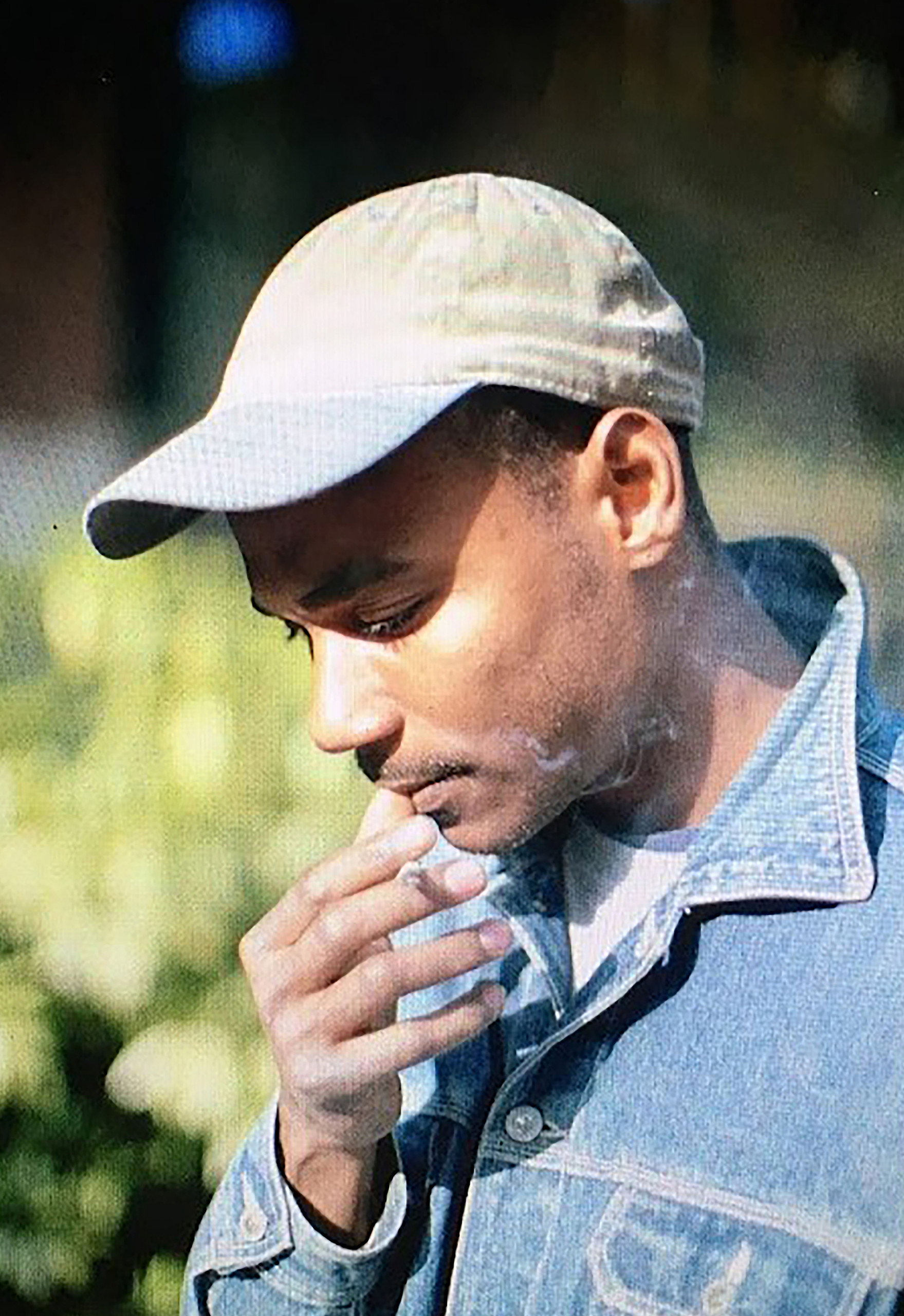 Keiron de Nobriga looks down contemplatively