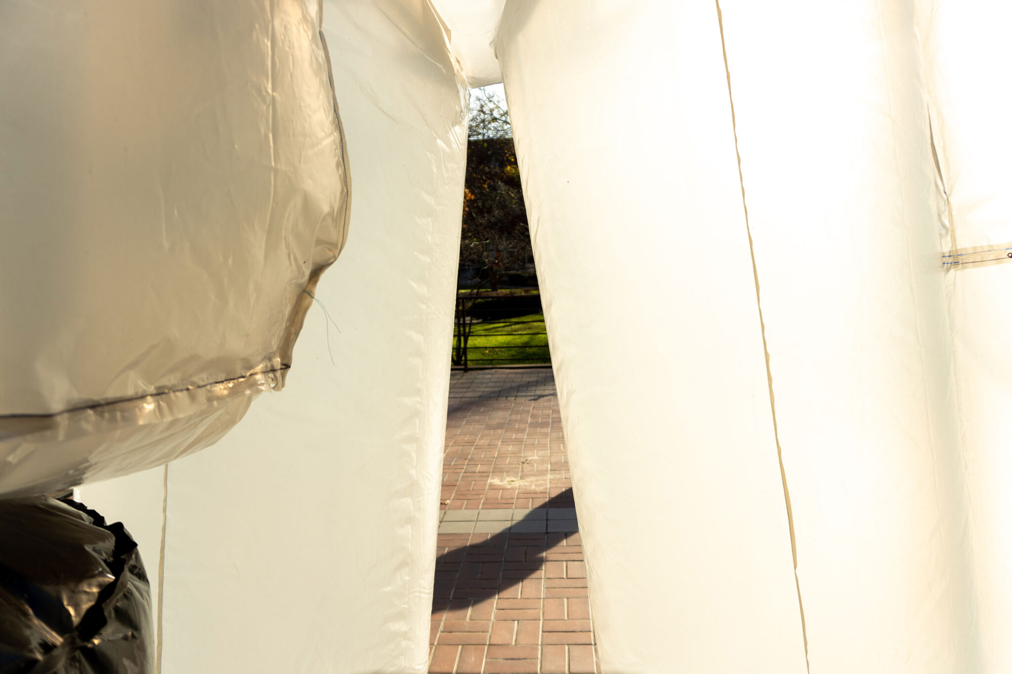 Inflatable Structures Visualize the Plastic Waste Crisis Pratt Institute