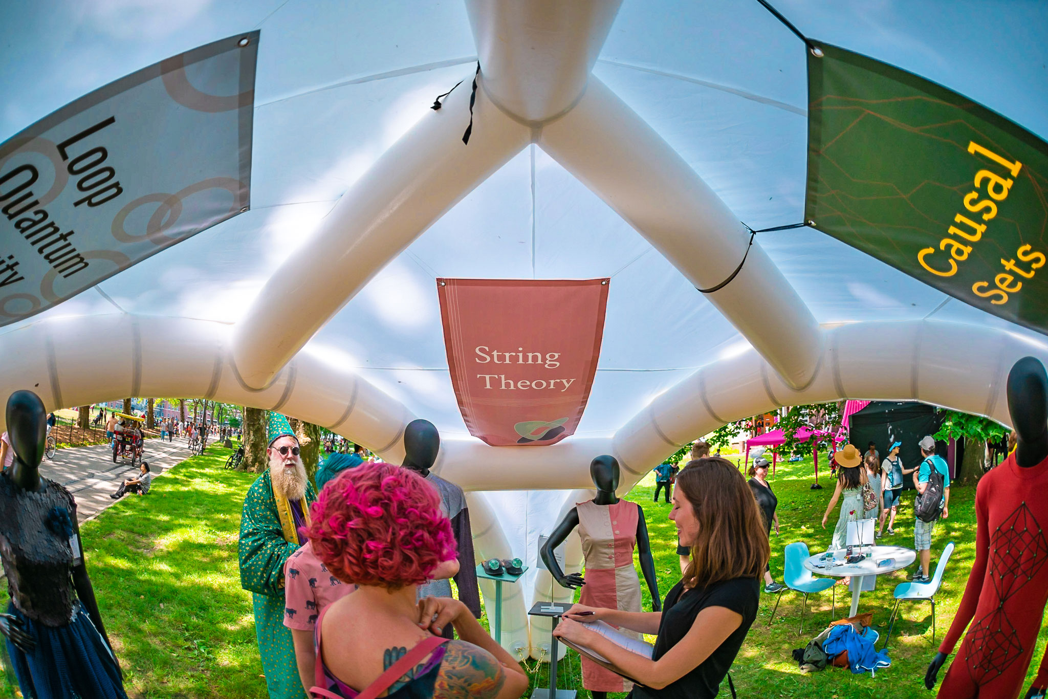 Guerilla Science at the 2018 Figment Festival on Governors Island